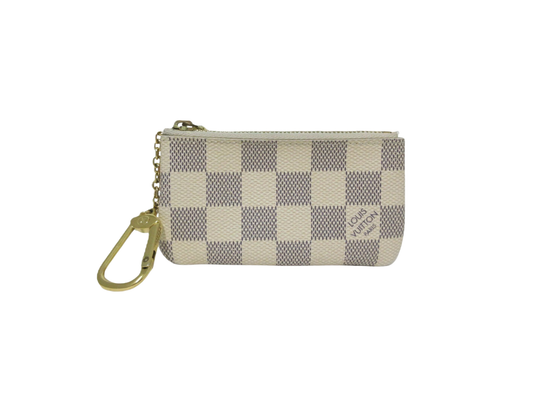 Louis Vuitton Damier Azur Pochette Cle N62659 Coin Case