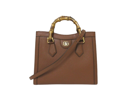 Gucci Bamboo Diana Leather 2-Way Handbag 600195
