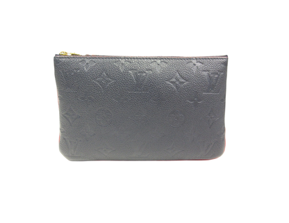 Louis Vuitton Empreinte Bicolor Double Zip Pochette M63916 Shoulder Bag Crossbody Bag