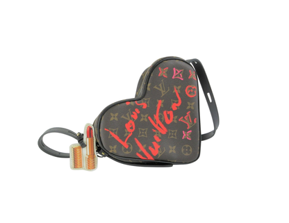 Louis Vuitton Monogram/Valentine Sac Cool Heart-shaped Shoulder Bag M45890