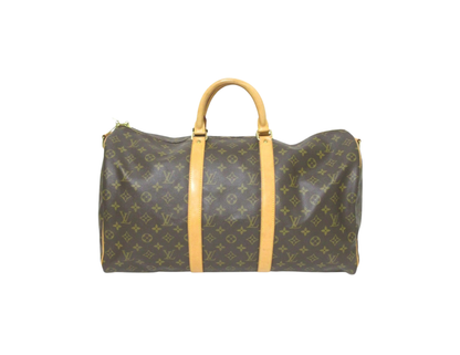 Louis Vuitton Monogram Keepall Bandouliere 50 M41416 Travel Boston Bag