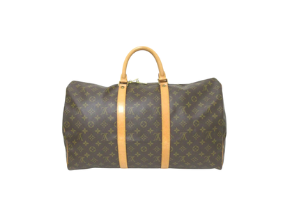 Louis Vuitton Monogram Keepall 50 M41426 Boston Bag