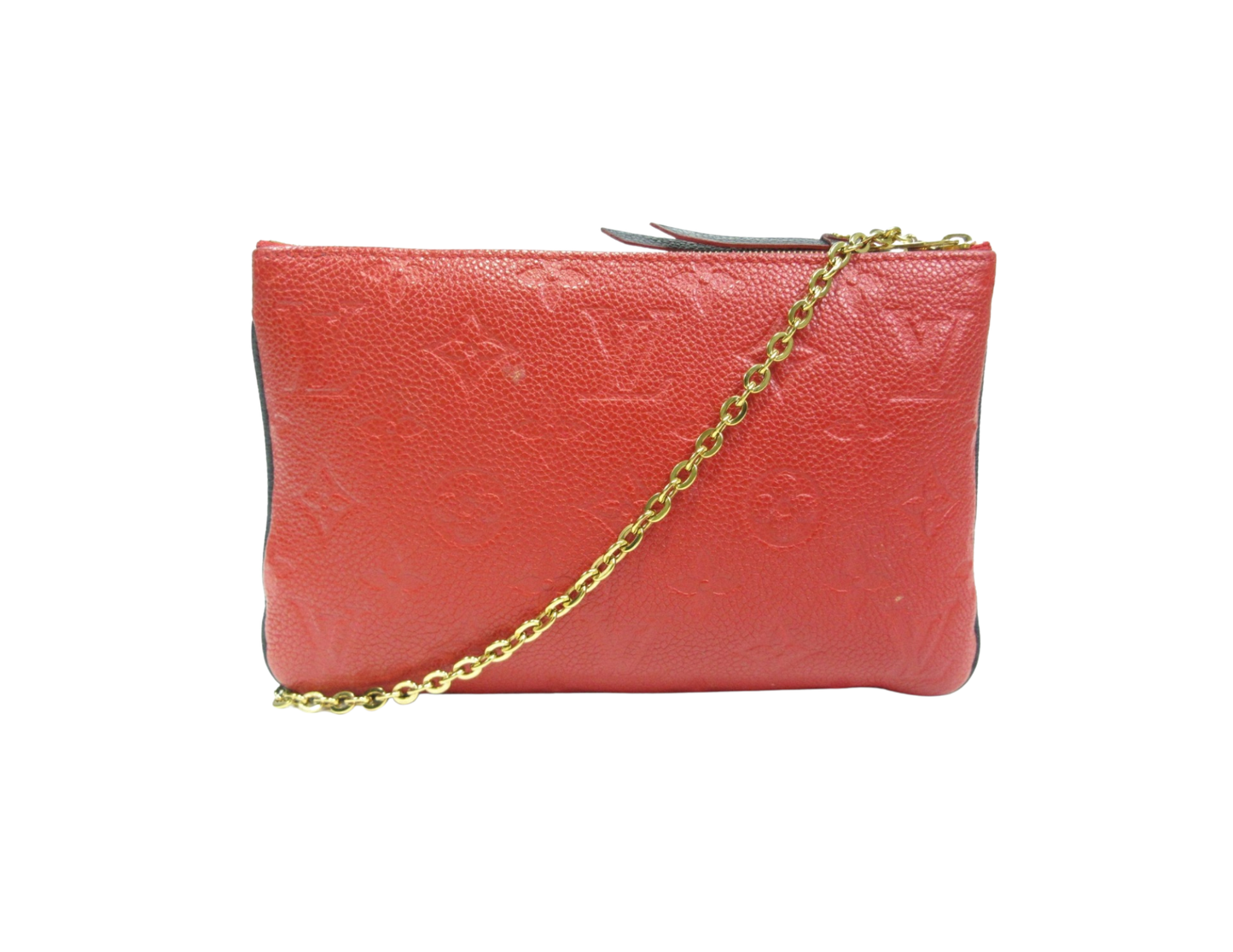 Louis Vuitton Empreinte Bicolor Double Zip Pochette M63916 Shoulder Bag Crossbody Bag