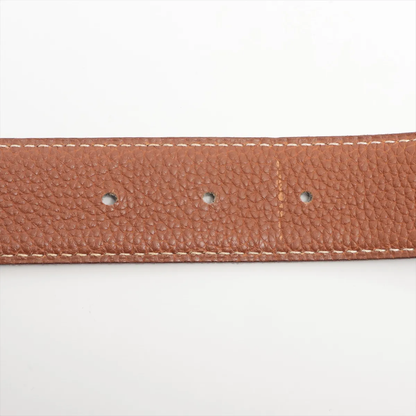 Hermès Constance  H Belt Reversible  Black/Gold  85 SIZE H:2004