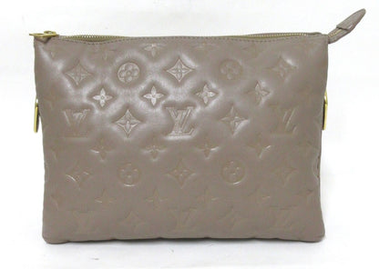 Louis Vuitton Lambskin Coussion PM Taupe