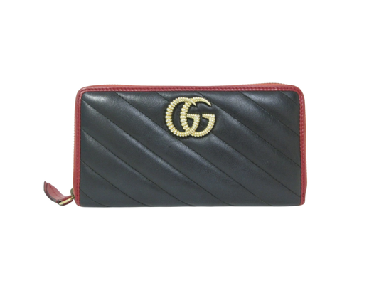 Gucci  Marmont Round Zip Wallet 573810