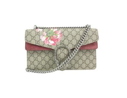 GUCCI GG Supreme Blooms chain shoulder bag 400249