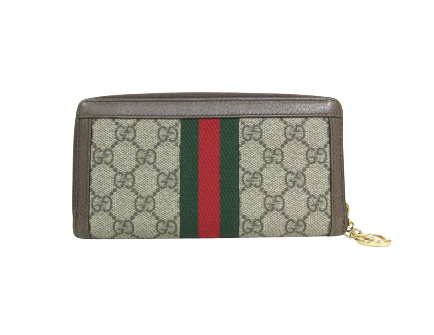 Gucci GG Supreme Ophidia Round Zip Wallet 523154