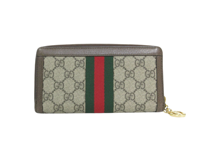 Gucci GG Supreme Ophidia Round Zip Wallet 523154