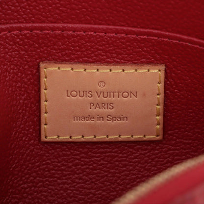 Louis Vuitton Vernis Pochette Cosmetic Rayure M91721 Red/Pink Makeup Pouch