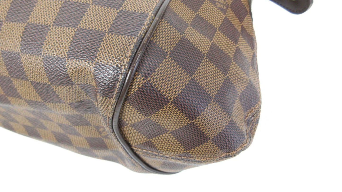 Louis Vuitton Damier Sistine PM N41542 Tote Bag Brown