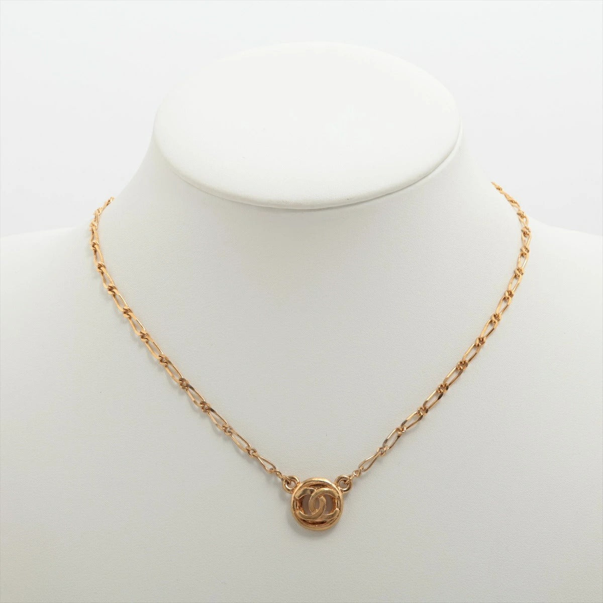 CHANEL Coco Mark Necklace 1983 Vintage Necklace Gold