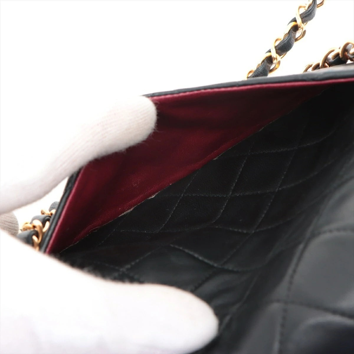 Chanel Matelasse 25 Lambskin Double Flap Double Chain Bag No. 2 Classic Shoulder Bag