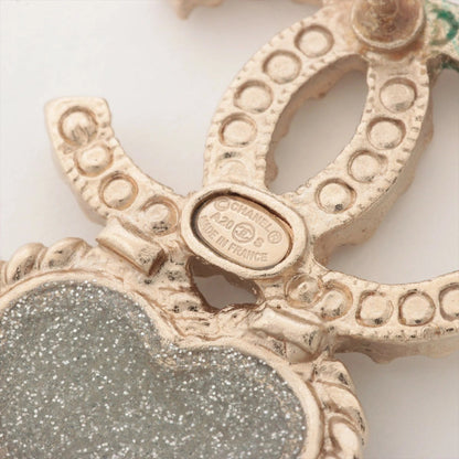 CHANEL Coco Mark Earrings A20S Star & Heart Rhinestone Earrings
