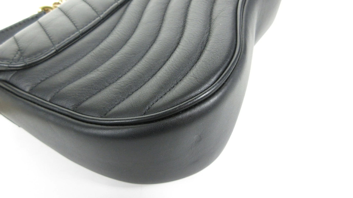Louis Vuitton Taurillon Leather New Wave Chain Shoulder Bag M51498
