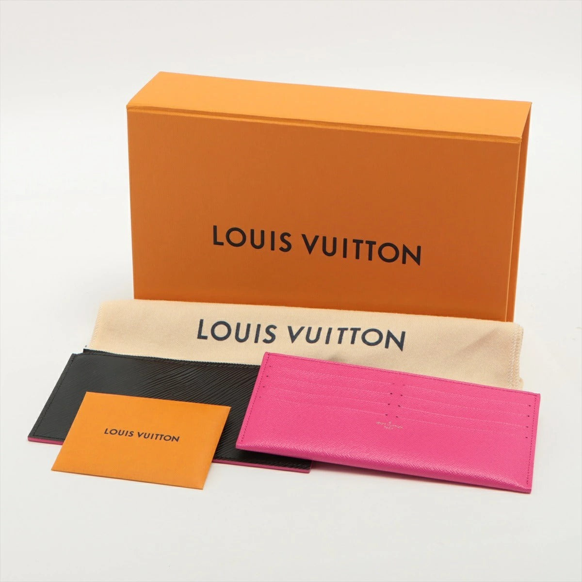 Louis Vuitton Epi Pochette Felicie M64579 Epi Leather Navy Pink