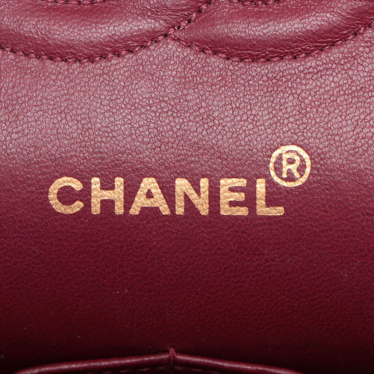 Chanel Matelasse 25 Lambskin Double Flap Double Chain Bag No. 2 Classic Shoulder Bag