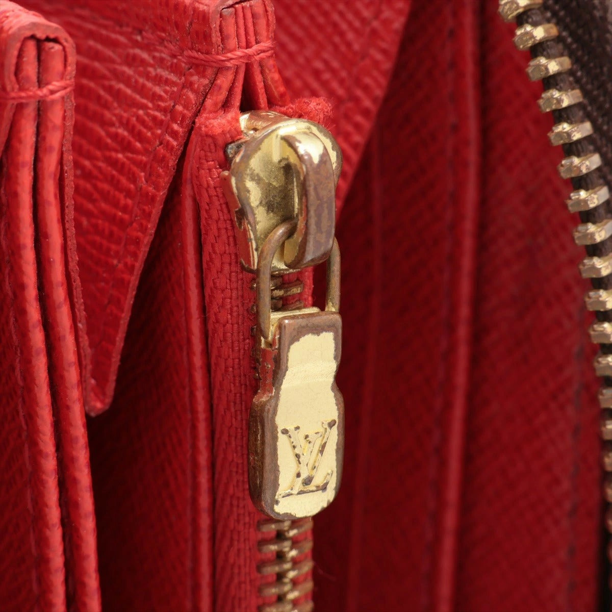 Louis Vuitton Monogram Zippy Wallet Coquelicot M41896 Long Wallet