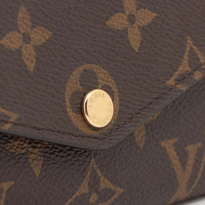 LOUIS VUITTON Monogram Portefeuille Sarah M62236 Coquelicot Long Wallet