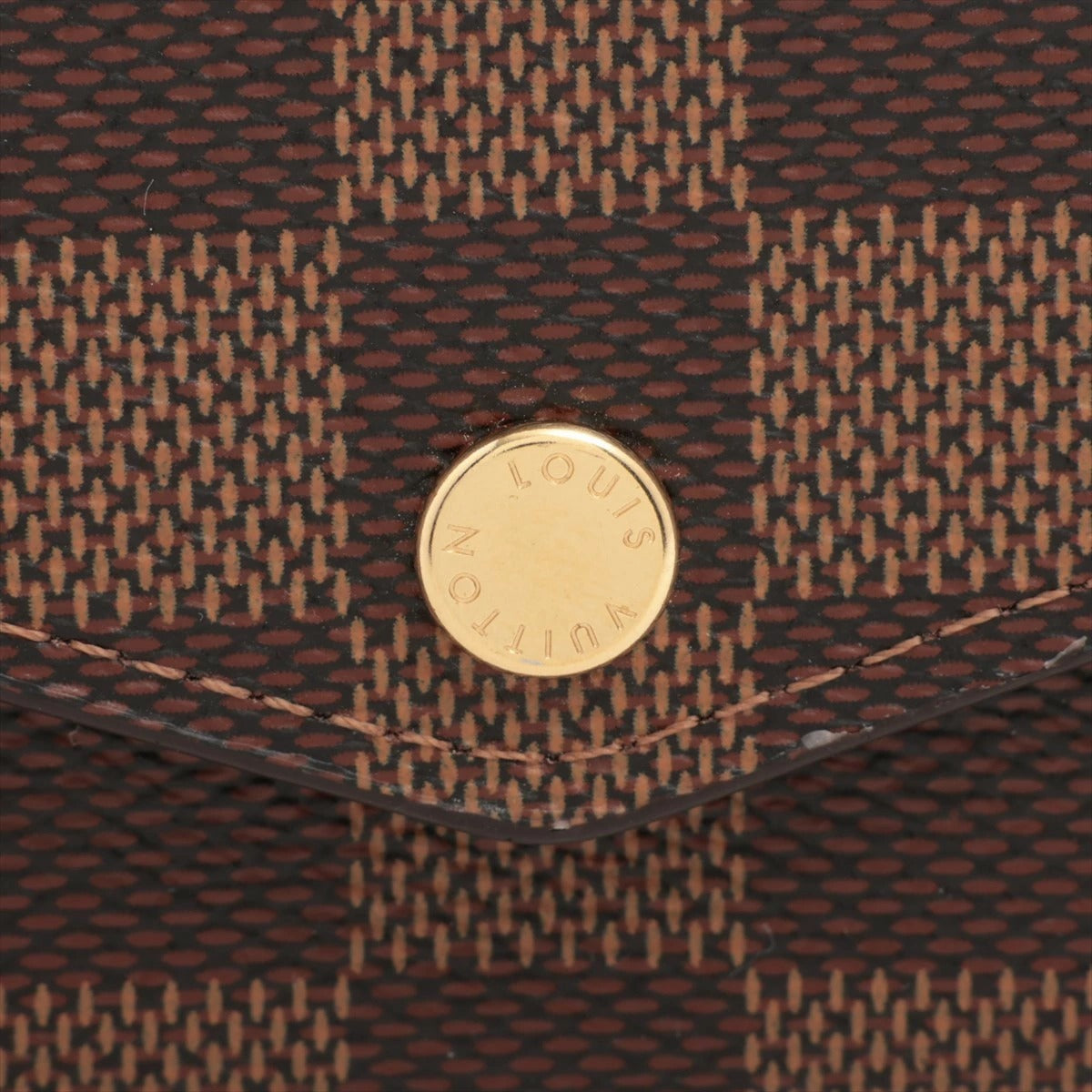 Louis Vuitton Damier Portefeuille Sarah N60144 Rose Ballerine Flap Long Wallet