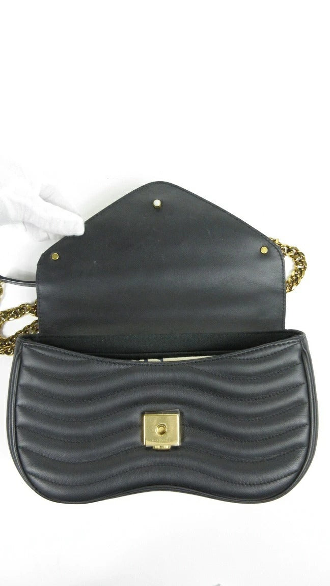 Louis Vuitton Taurillon Leather New Wave Chain Shoulder Bag M51498