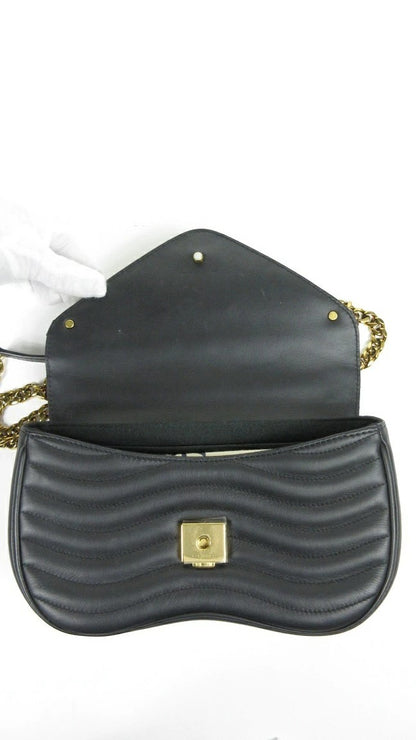 Louis Vuitton Taurillon Leather New Wave Chain Shoulder Bag M51498