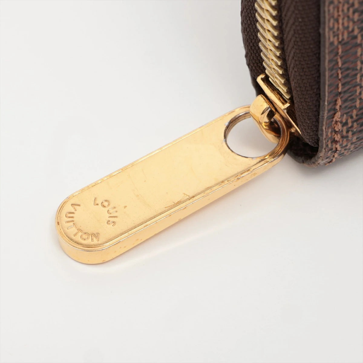 LOUIS VUITTON Damier Zippy Wallet N41661 Round Zip Long Wallet