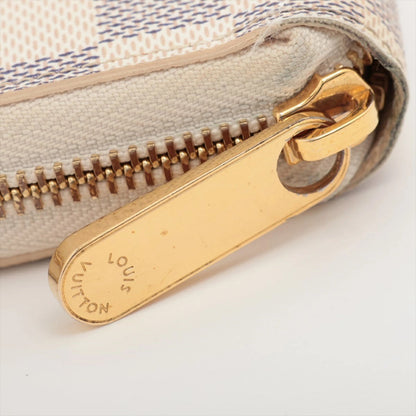 Louis Vuitton Damier Azur Zippy Wallet N41660 Round Zip