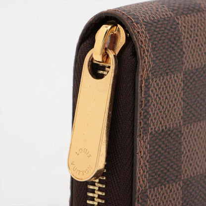 LOUIS VUITTON Damier Zippy Wallet N41661 Round Zip Long Wallet