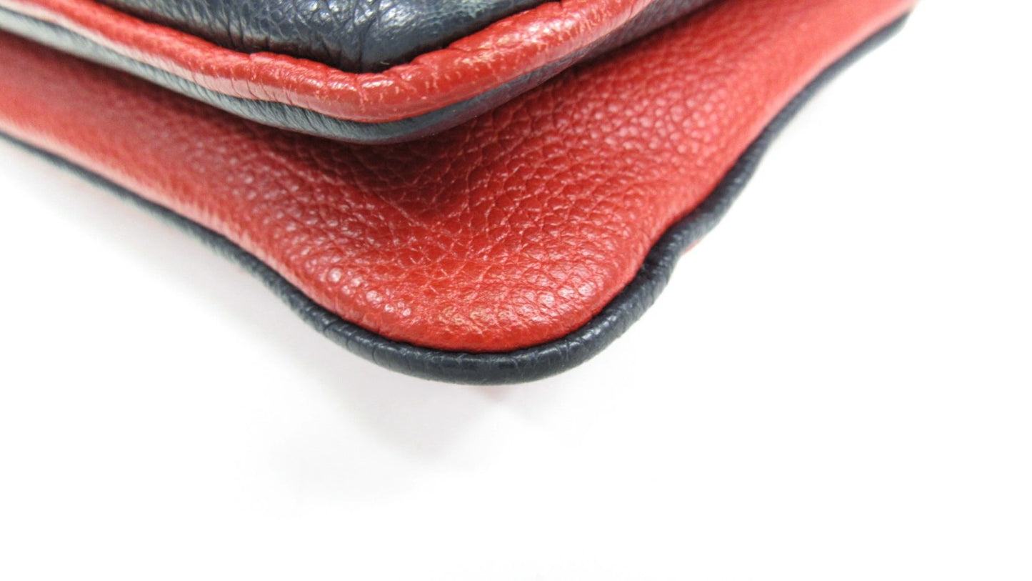 Louis Vuitton Empreinte Bicolor Double Zip Pochette M63916 Shoulder Bag Crossbody Bag