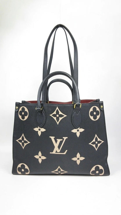 Louis Vuitton Empreinte Bicolor On the Go MM M45495 Empreinte Leather Tote