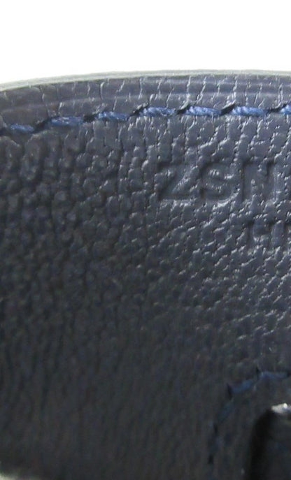 Birkin 30 Togo Blue Nuit gold hardware Z stamp