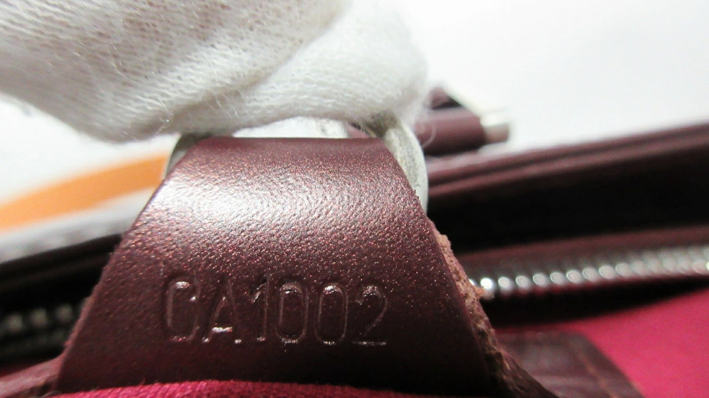 Louis Vuitton Monogram Matte Stockton M55116 Monogram Matte Leather Tote Bag Purple