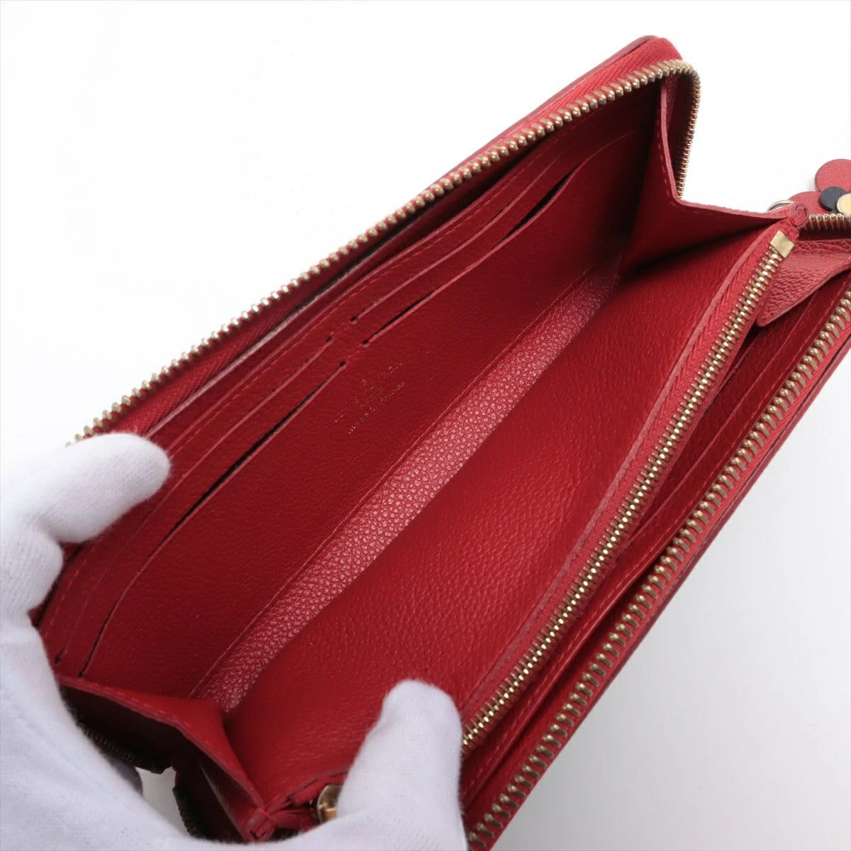 Louis Vuitton Empreinte Portefeuille Clemence M68325 Round Zip Long Wallet