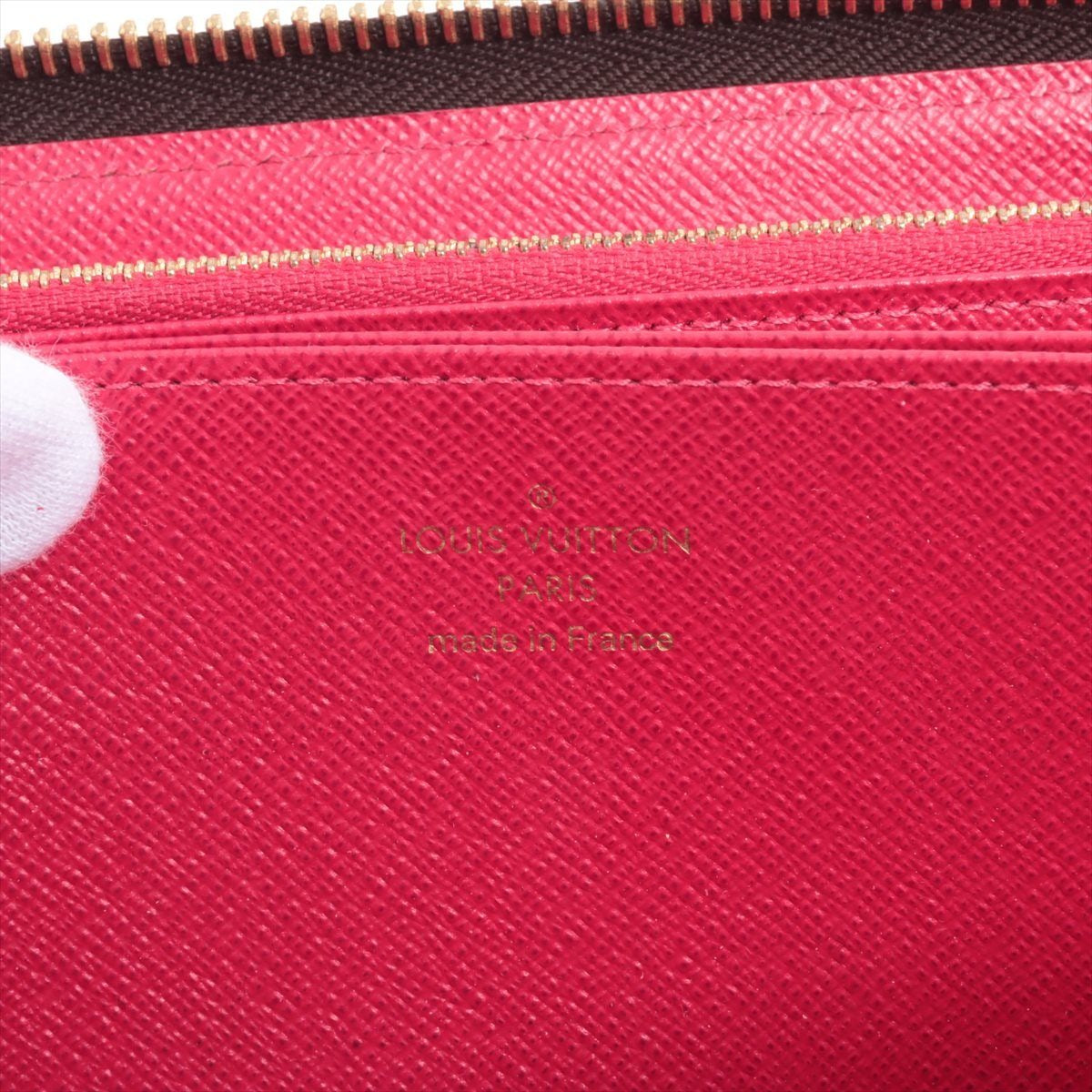 Louis Vuitton Damier Ebene Studded Zippy Wallet N60122 Round Zip