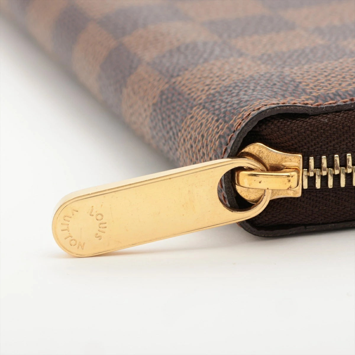 Louis Vuitton Damier Zippy Wallet N60015 Round Zip