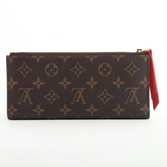 Louis Vuitton Monogram Portefeuille Adele M61287 Coquelicot Long Wallet