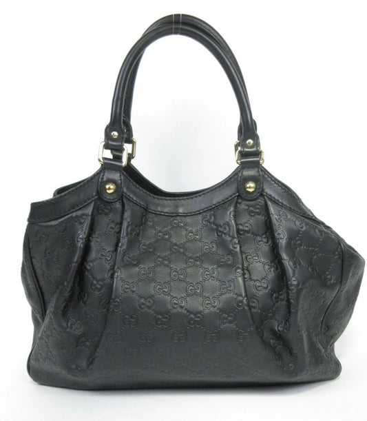 Guccissima Sukey Tote Bag Black 211944