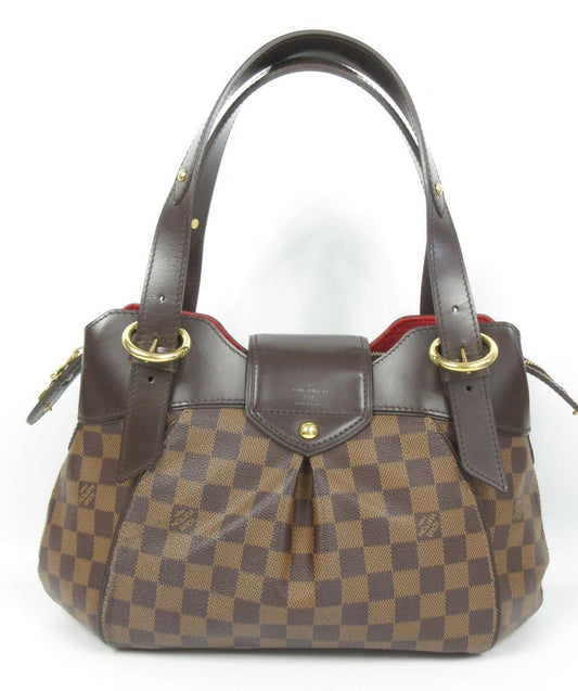 Louis Vuitton Damier Sistine PM N41542 Tote Bag Brown