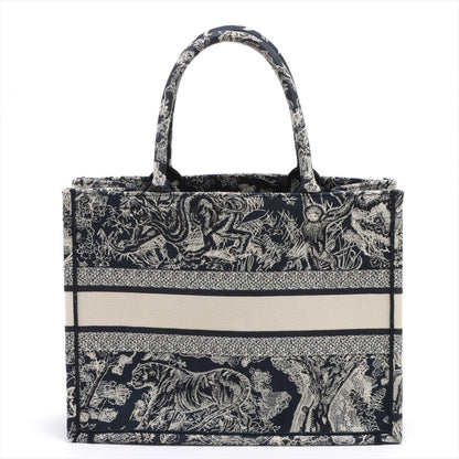 Christian Dior Embroidered Toile de Jouy Book Tote Medium