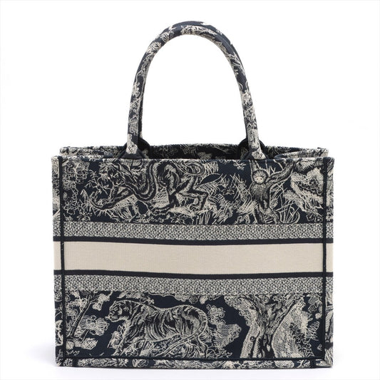 Christian Dior Embroidered Toile de Jouy Book Tote Medium