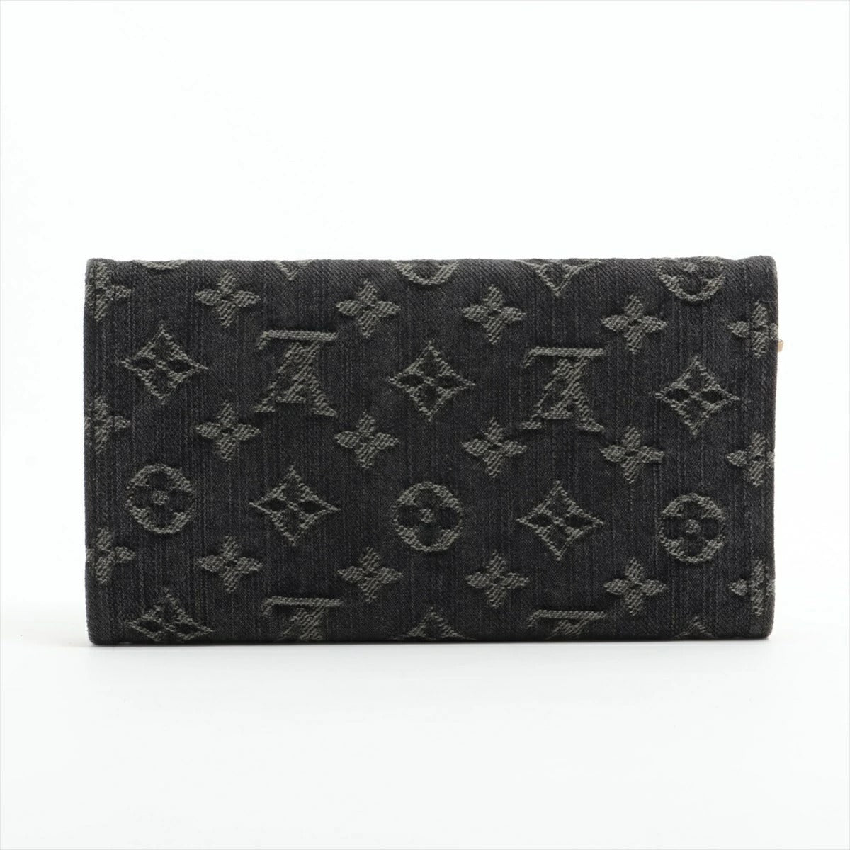 Louis Vuitton Monogram Denim Portefeuille Amelia M95512 Long Wallet