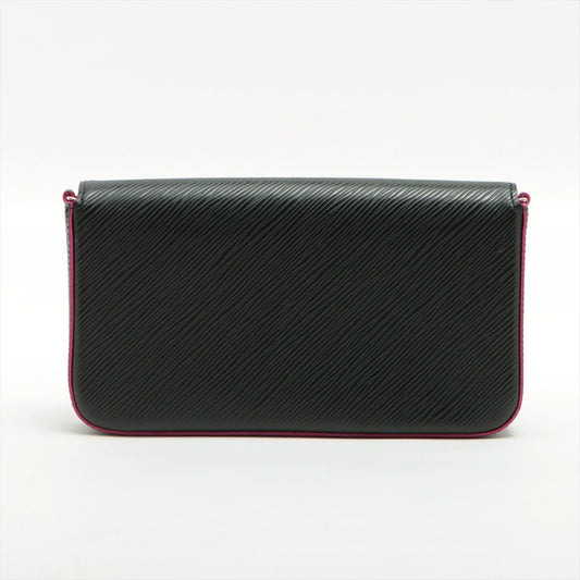 Louis Vuitton Epi Pochette Felicie M64579 Epi Leather Navy Pink