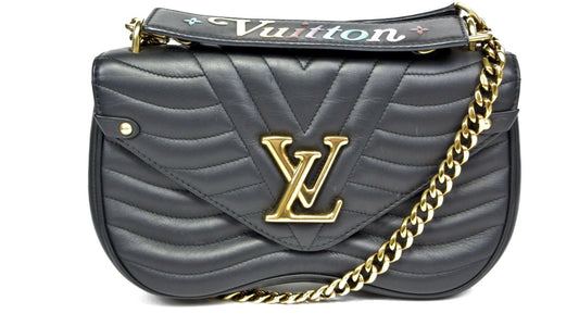 Louis Vuitton Taurillon Leather New Wave Chain Shoulder Bag M51498