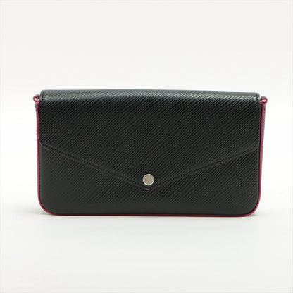 Louis Vuitton Epi Pochette Felicie M64579 Epi Leather Navy Pink