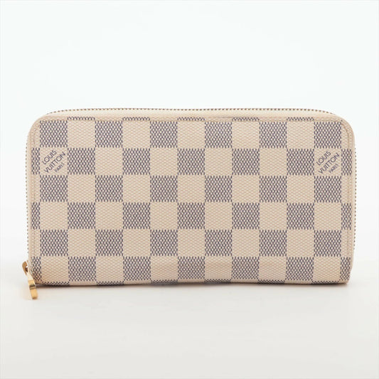 Louis Vuitton Damier Azur Zippy Wallet N41660 Round Zip