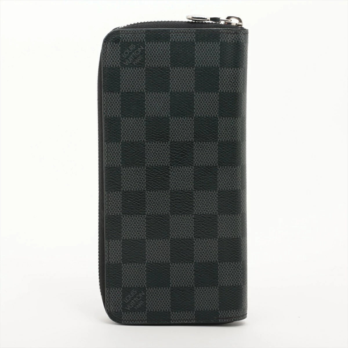 Louis Vuitton Damier Graphite Zippy Wallet Vertical N63095 Round Zip Long