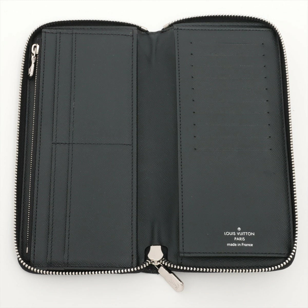 Louis Vuitton Damier Graphite Zippy Wallet Vertical N63095 Round Zip Long