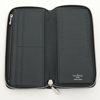 Louis Vuitton Damier Graphite Zippy Wallet Vertical N63095 Round Zip Long