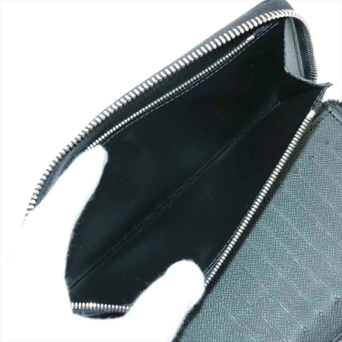 Louis Vuitton Damier Graphite Zippy Wallet Vertical N63095 Round Zip Long